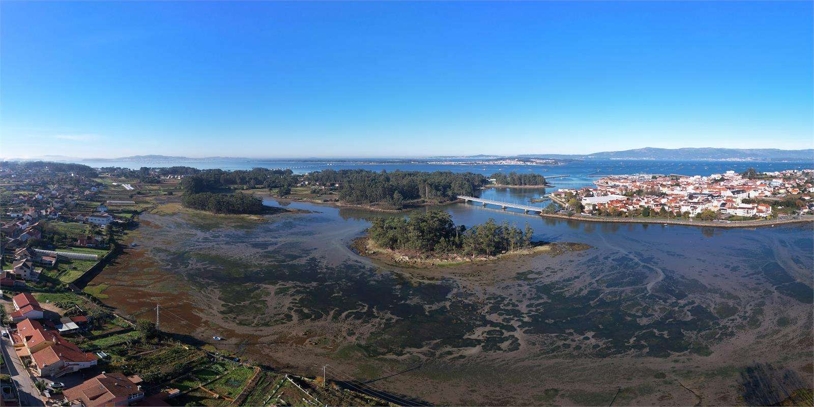 Illa de Currás e Ansuíña en Vilanova de Arousa