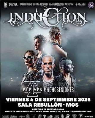 Fechas, información, programa, cartel, imágenes, mapa y ubicación de Induction en Concierto (2026)  en  Mos