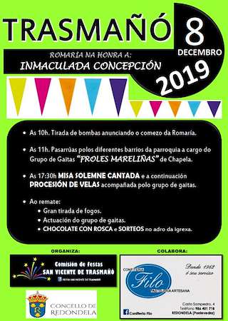 Inmaculada Concepción de Trasmañó (2025) en Redondela