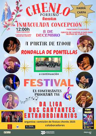 Fechas, información, programa, cartel, imágenes, mapa y ubicación de Inmaculada Concepción de Chenlo (2025)  en  O Porriño