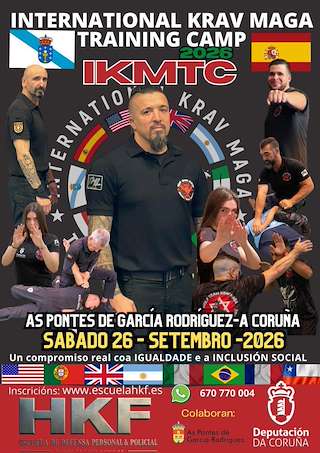 Fechas, información, programa, cartel, imágenes, mapa y ubicación de International Krav Maga Training Camp IKMTC (2026) en As Pontes de García Rodríguez