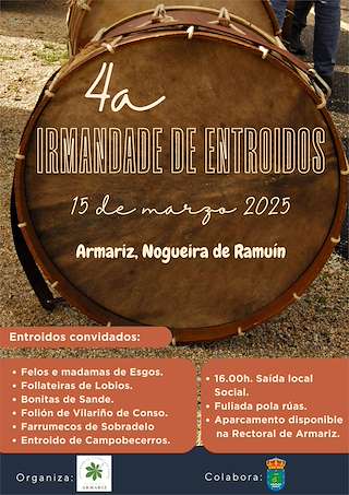 Fechas, información, programa, cartel, imágenes, mapa y ubicación de IV Irmandade de Entroidos de Armariz  en  Nogueira de Ramuín