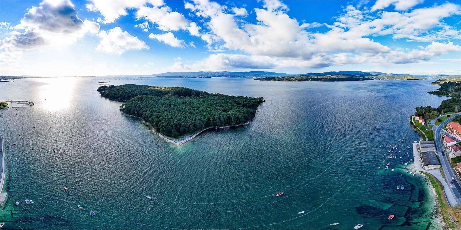 Isla de Cortegada en Vilagarcía de Arousa