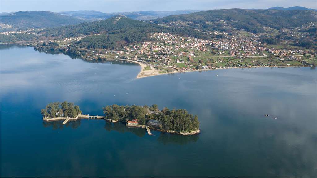 Isla de San Simon en Redondela