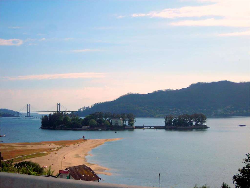 Isla de San Simon en Redondela