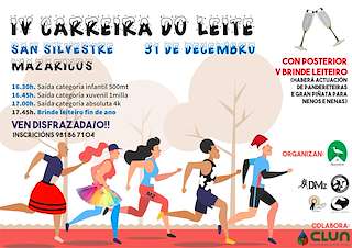 VIII Carreira do Leite (2026) en Mazaricos