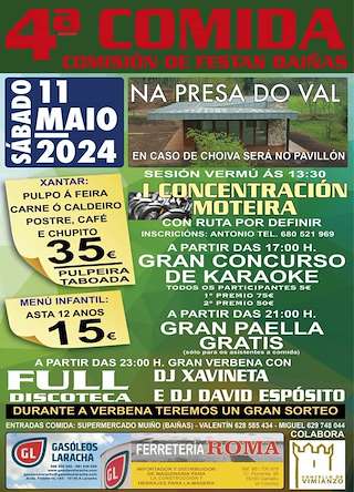 V Comida de Baiñas en Vimianzo