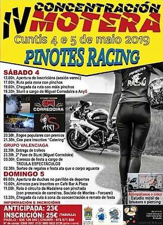 V Concentración Motera (2026) en Cuntis