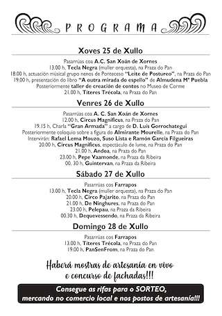 Feira Mariñeira Artesá de Corme en Ponteceso