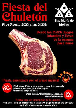 VI Festa do Chuletón  en O Pereiro de Aguiar
