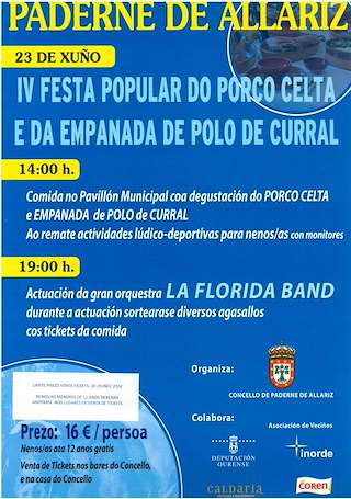 V Festa da Terneira ao Espeto e da Empanada de Polo de Curral en Paderne de Allariz