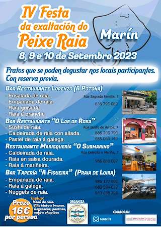 VI Festa Exaltación do Peixe Raia en Marín