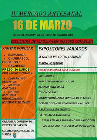 V Mercado Artesanal de O Barqueiro en Mañón