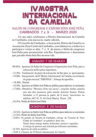 IX Mostra Internacional da Camelia en Cambados