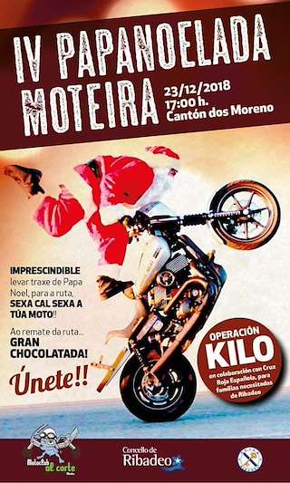 Papanoelada Motera en Ribadeo