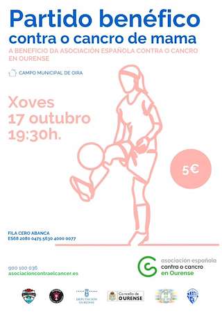 V Partido Benéfico Contra o Cancro de Mama (2025) en Ourense