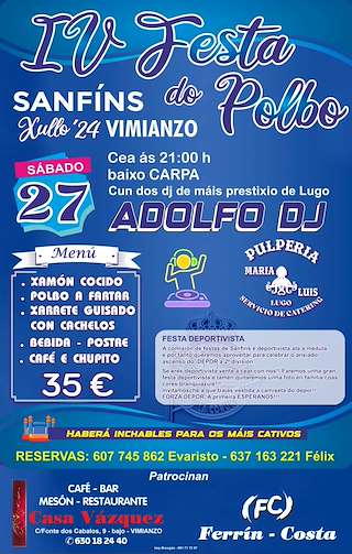 V Romaría do Polbo de San Fins en Vimianzo