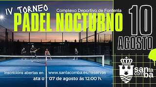 V Torneo de Pádel Nocturno en Santa Comba