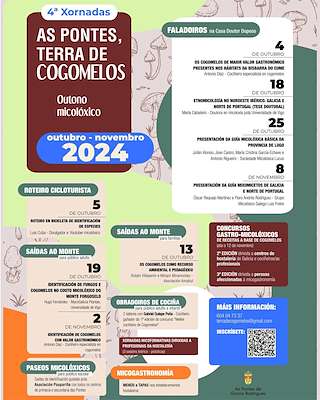 V Xornadas Micolóxicas (2025) en As Pontes de García Rodríguez