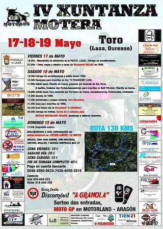 VIII Xuntanza Moteira Motoros en Laza