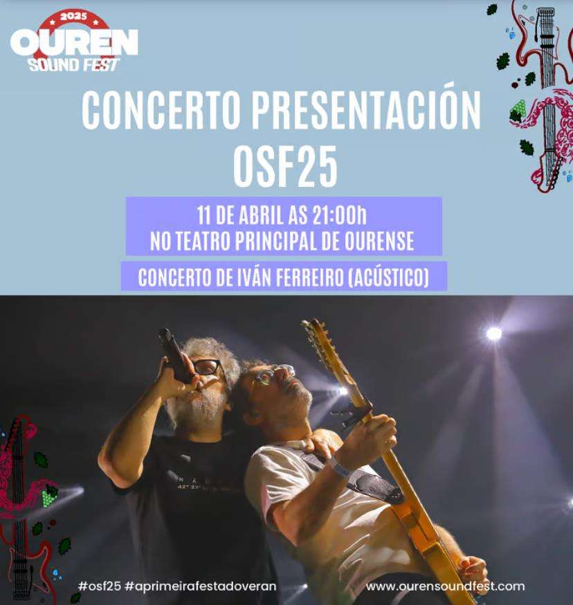 Iván Ferreiro en Acústico (2025) en Ourense