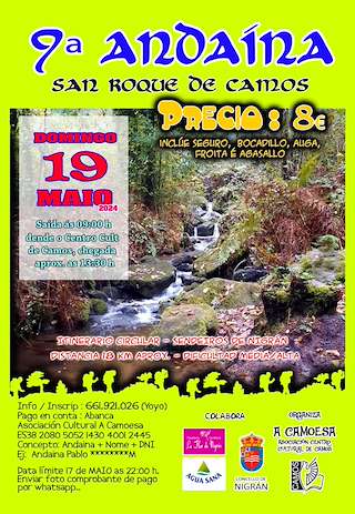 XI Andaina San Roque de Camos en Nigrán