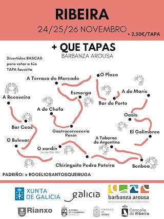 XI Barbanza Arousa + Q Tapas (2025) en Ribeira