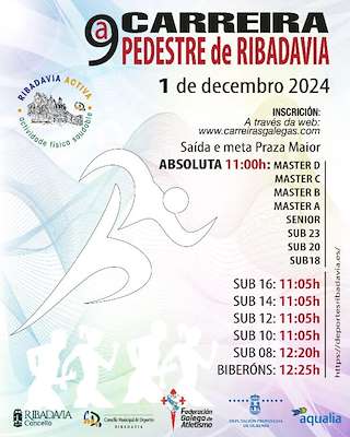 X Carreira Pedestre Popular (2025) en Ribadavia