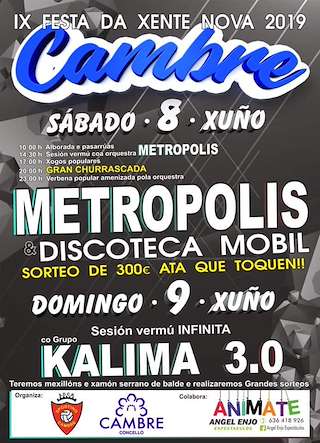 XIII Festa da Xente Nova en Cambre