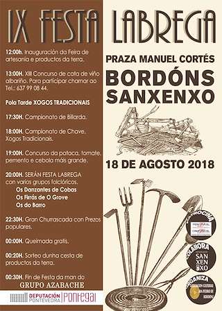 XIV Festa Labrega de Bordóns en Sanxenxo