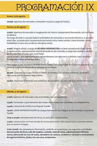 XIII Festa Normanda en Foz