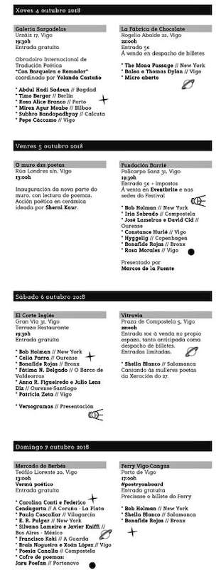 XV Festival Kerouac - Festival Internacional de Poesía y Performance en Vigo