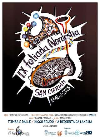 X Foliada Nordestia de San Ciprián (2026) en Cervo