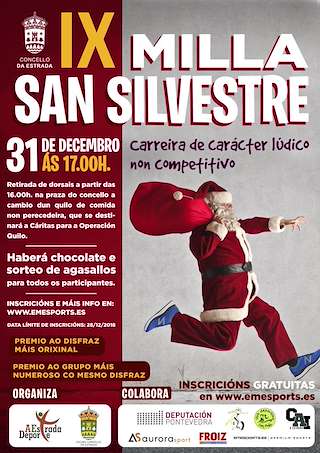 XIV Milla San Silvestre (2025) en A Estrada
