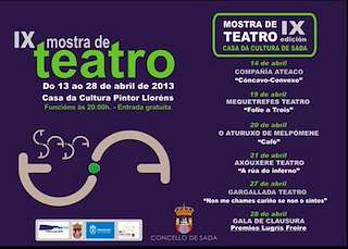 XIX Mostra de Teatro Afeccionado (2026) en Sada
