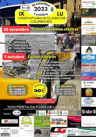 XI VespaFaba e Clásicos en Lourenzá