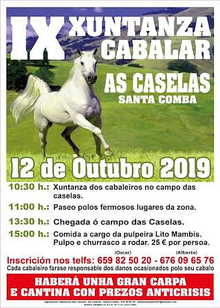 XIII Xuntanza Cabalar de As Caselas (2025) en Santa Comba