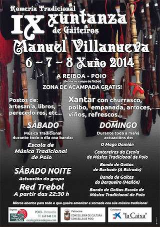 XVII Romería Tradicional Gaiteiro Manuel Villanueva (2026) en Poio