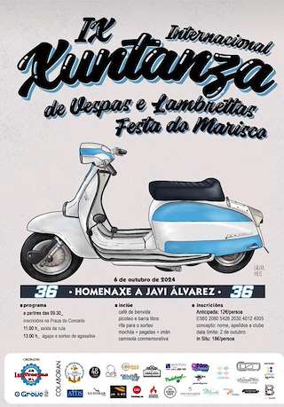 X Xuntanza de Vespas e Lambrettas en O Grove