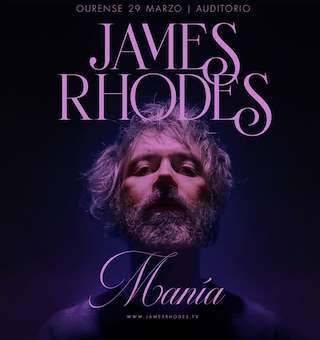 Fechas, información, programa, cartel, imágenes, mapa y ubicación de James Rhodes en Concierto - Manía (2026)  en  Ourense