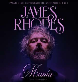 Fechas, información, programa, cartel, imágenes, mapa y ubicación de James Rhodes en Concierto - Manía (2026)  en  Santiago de Compostela