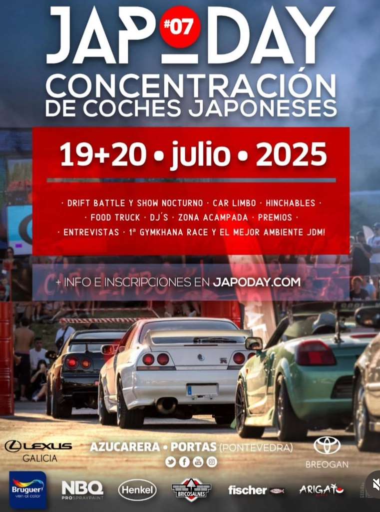 Japoday - Concentración de Coches Japoneses en Portas