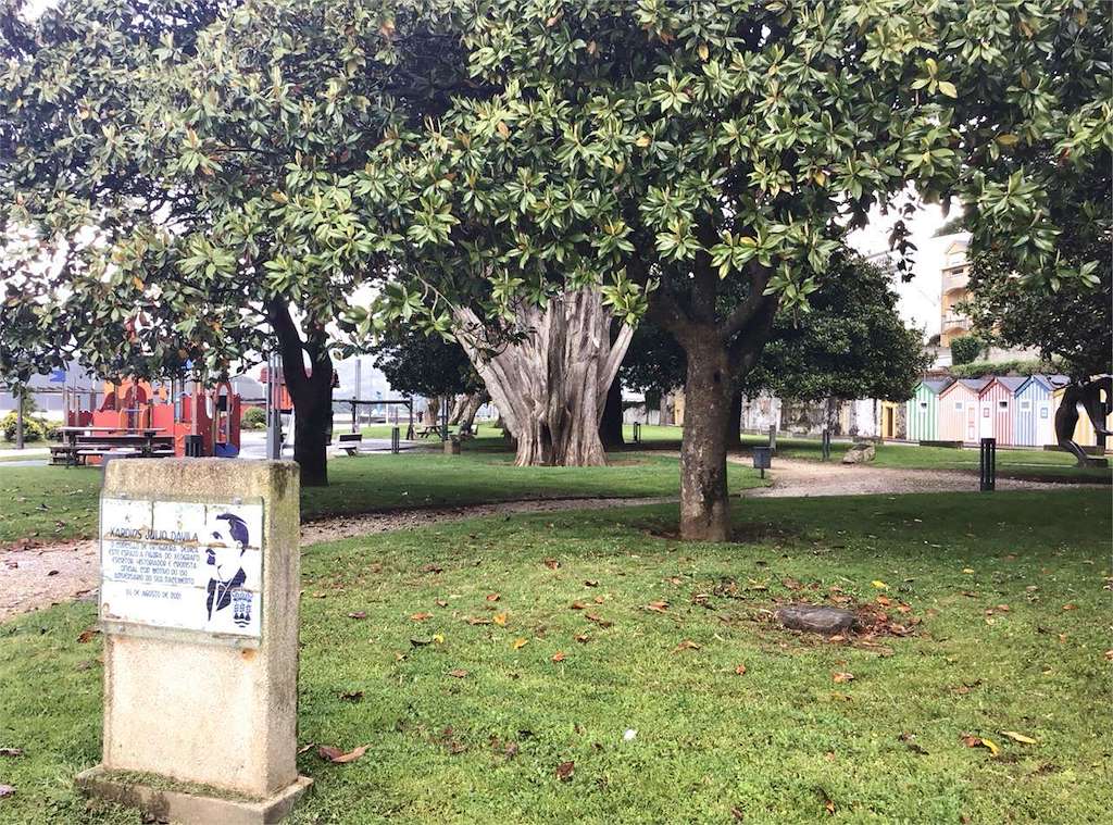 Jardines del Malecón o de Julio Dávila en Ortigueira