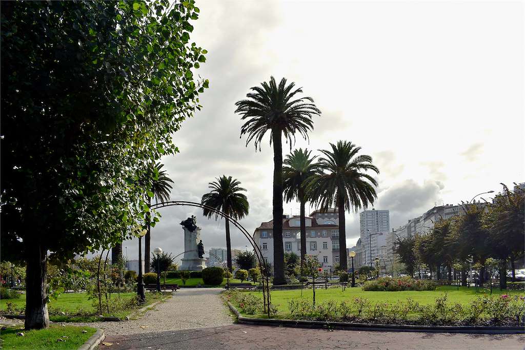 Jardines Méndez Núñez en A Coruña