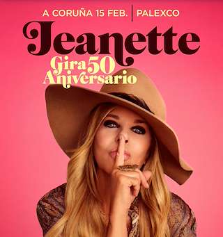 Fechas, información, programa, cartel, imágenes, mapa y ubicación de Jeanette - Gira 50 Aniversario  (2026)  en  A Coruña