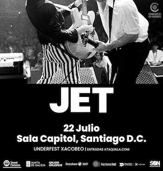 Fechas, información, programa, cartel, imágenes, mapa y ubicación de Jet (2026)  en  Santiago de Compostela