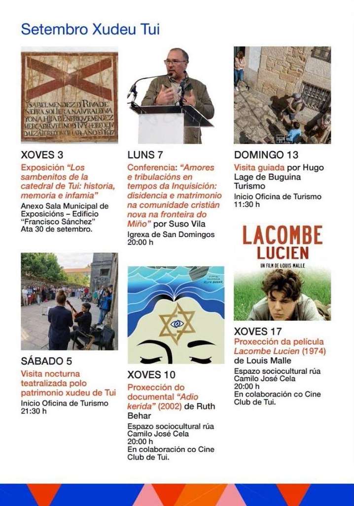 Jornada Europea de la Cultura Judía (2026) en Tui