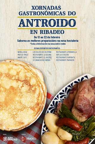 Fechas, información, programa, cartel, imágenes, mapa y ubicación de Jornadas Gastronómicas de Carnaval (2026) en Ribadeo