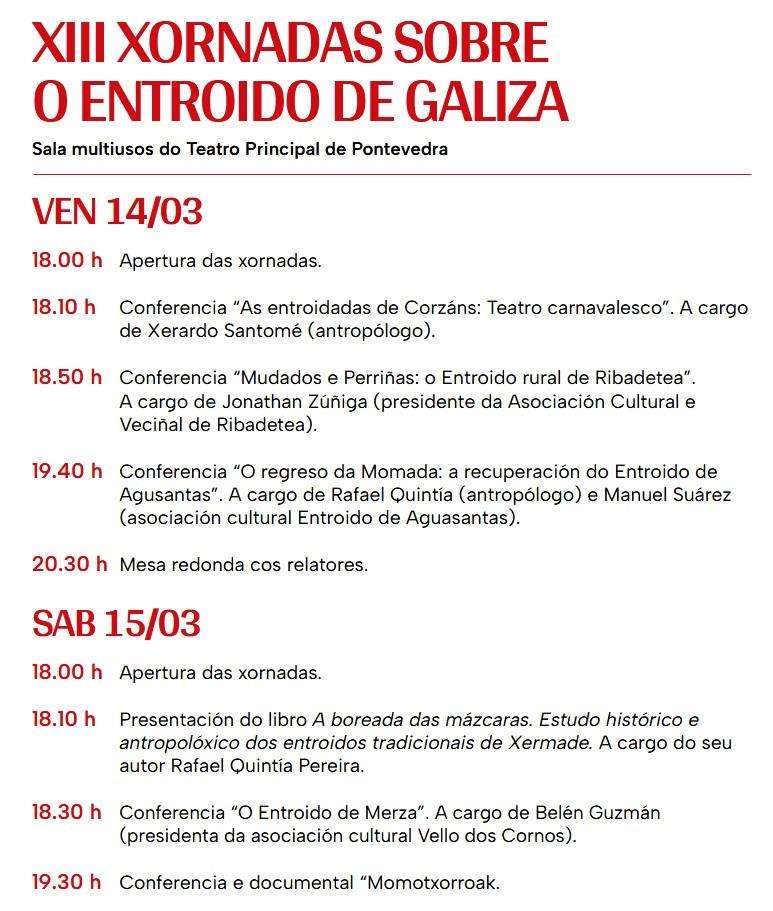 Jornadas Sobre el Carnaval de Galicia en Pontevedra