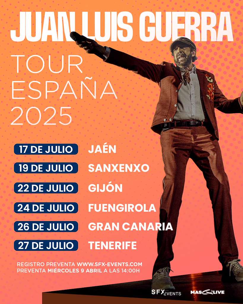 Juan Luis Guerra  en Concierto (2025) en Sanxenxo